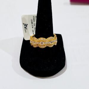 Bella Luce 5.50ctw Eterno Yellow Ring 2.88ctw Dew Ring Size 10 NWT